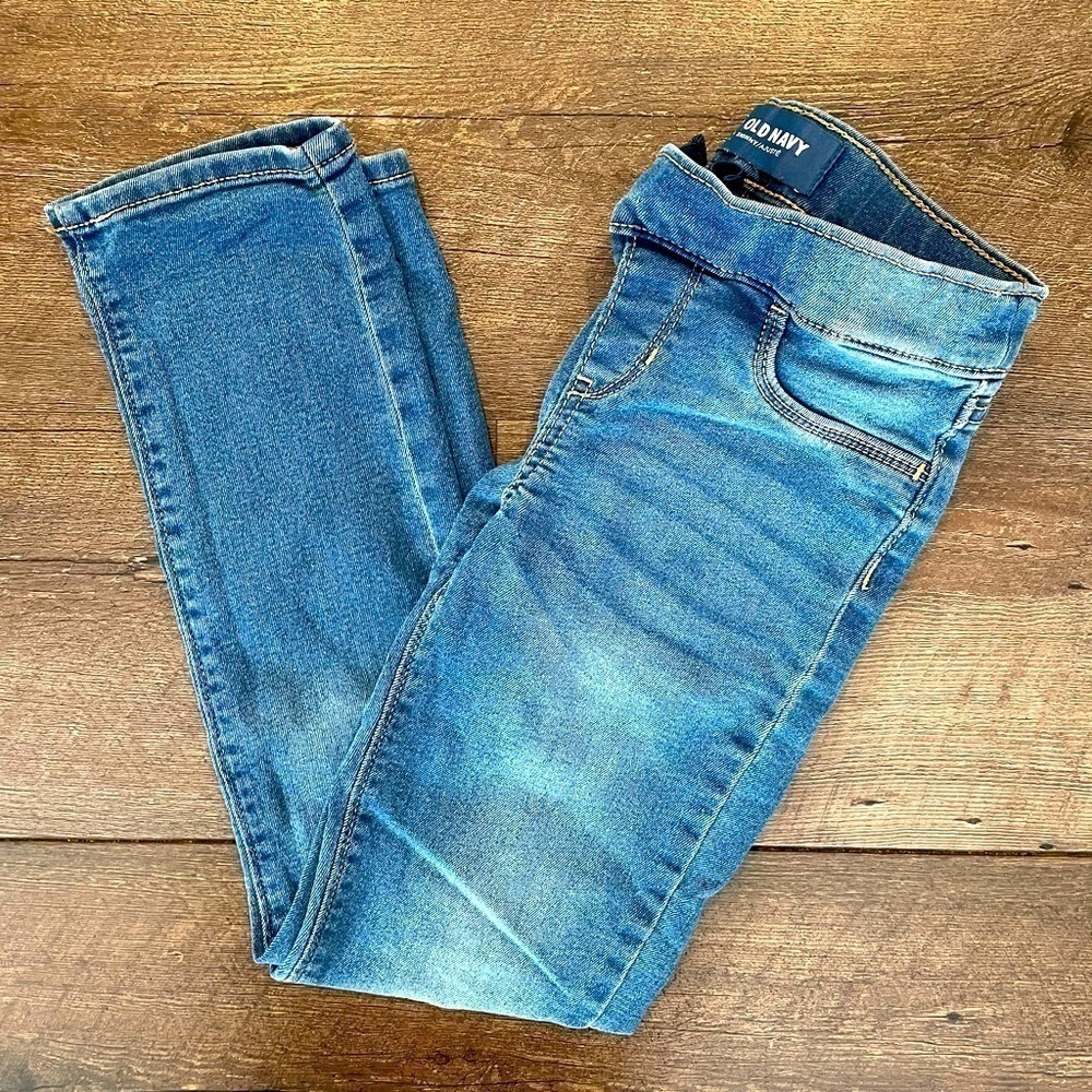 Old Navy Girls Blue Skinny Jeans Size Medium 8 Regular